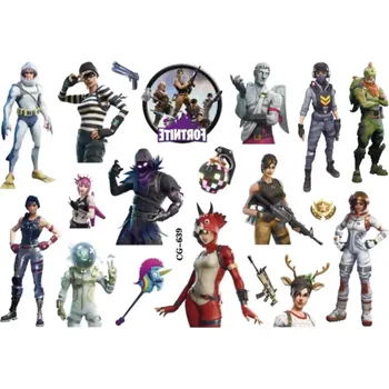 Odstranitelné tetování Dětské dočasné tetování - FORTNITE (B) (Značka: TAKARA TOMY)