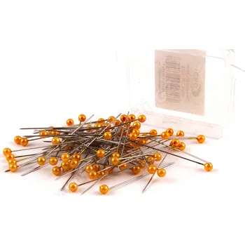 ŠPENDLÍKY, žluté, 55 mm, 80ks/bal.