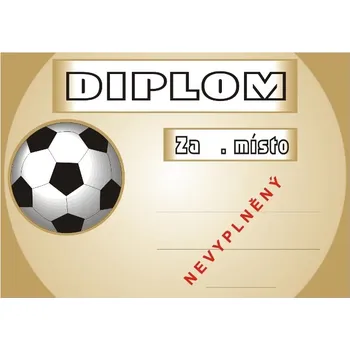 Fotbal diplom A4 č.21