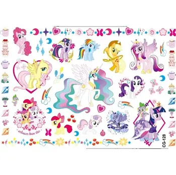 Odstranitelné tetování Tetovací obtisky My Little Pony 16 x 11 cm