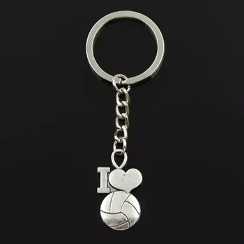 Fashion Jewelry Přívěsek na klíče I love football