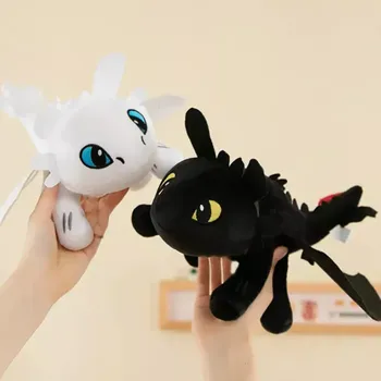 plyšák Bezzubka a Běska Bílá plyš 30 cm 2 ks Jak vycvičit draka 3