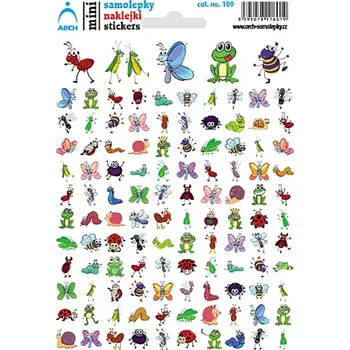 samolepka Arch Školní minisamolepky Hmyzáčci 115 ks