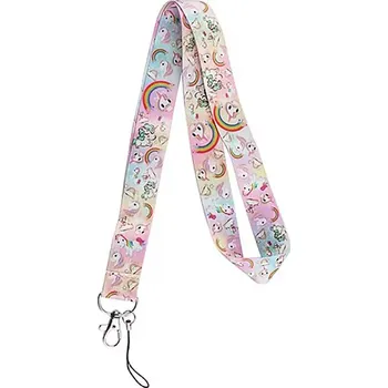 Unique Šňůrka na klíče s karabinkou Jednorožec