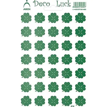 samolepka Arch Dekorační samolepky holografické Čtyřlístky