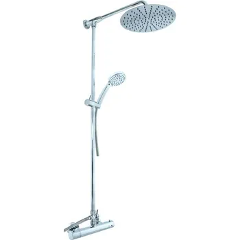 Vodovodní baterie Vodovodní baterie sprchová TERMOSTATICKÁ s hlavovou a ruční sprchou, Barva: chrom, Rozměr: 150 mm