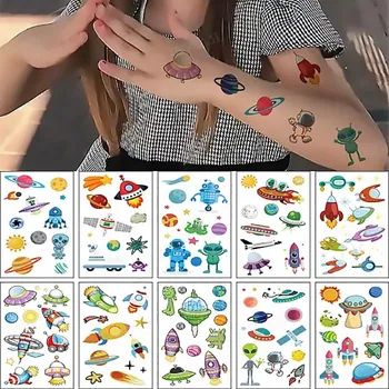 Tetování Rocolo Design Tetovací obtisky Vesmírný svět OP491