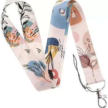 Unique Šňůrka na krk s karabinkou Nature