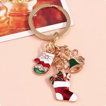 Abedeo Přívěsek na klíče vánoční s přívěsky