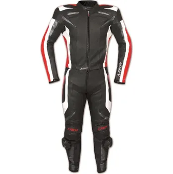 Moto kombinéza RUNNER TS-RUR - červená kožená moto kombinéza A-pro - 50