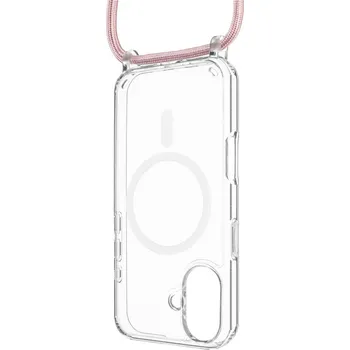 Pouzdro na mobilní telefon FIXED Pure Neck se šňůrkou na krk pro Apple iPhone 16