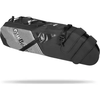 Sportovní taška GymBeam Saddle Bag TrailPack 10 l černá