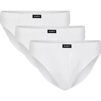 Atlantic Pánské slipy 3 pack 322 white XL