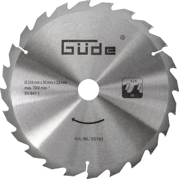 Pilový kotouč GÜDE Pilový kotouč SK 55163