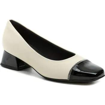 Dámské lodičky Piccadilly 160095-1 černo krémové dámské lodičky EU 40 + DÁREK + Doprava ZDARMA