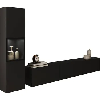 Obývací stěna MID.YOU OBÝVACÍ STĚNA, černá - 002778007104