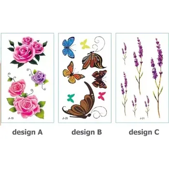 Tetování Rocolo Design Tetovací obtisky barevné 6 x 9,5 cm OP143