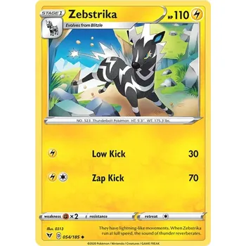 Sběratelská karetní hra Zebstrika 054/185 - Vivid Voltage Typ karty: Non-Holo