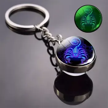 QINOOO Klíčenka Znamení zvěrokruhu Štír