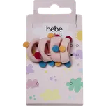 Hebe Kids Hair Ties růžové gumičky s bambulkami, 4 ks,