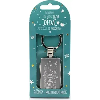 Nekupto Přívěsek na klíče Kapesní nožík Nejvíc bezva děda