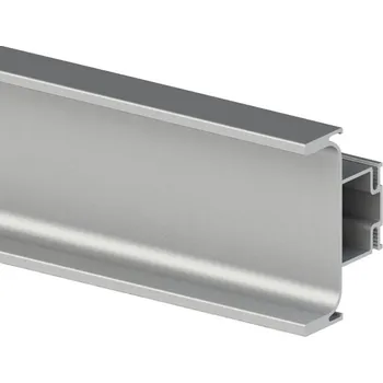 Nábytkové kování EMUCA Vertikální GOLA profil středový 2,55 m přírodní hliník