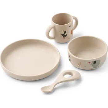 Jídelní silikonový set Vivi Circus / Sandy Liewood