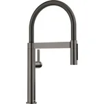Blanco Culina S Dřezová baterie s flexibilním ramenem a sprškou, tmavá ocel