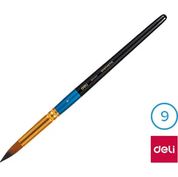 Umělecký štětec Štětec syntetický kulatý č. 9 DELI