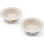 LIEWOOD Miska s přísavkou Peony Safari Sandy mix – set 2 ks