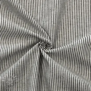 Len s bavlnou Lira medium stripe black
