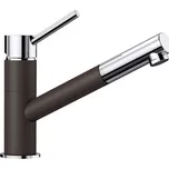 Blanco Kano S Dřezová baterie s výsuvnou koncovkou, kávová/chrom