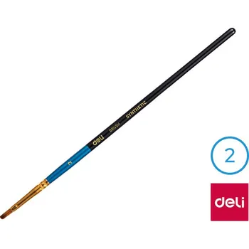 Umělecký štětec Štětec syntetický plochý č. 2 DELI