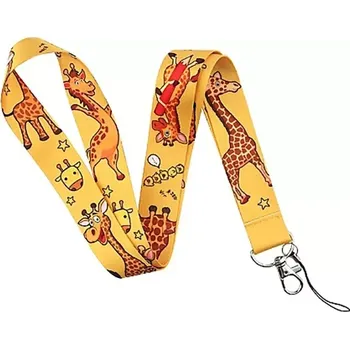 Šňůrka na klíče s karabinkou Žirafky
