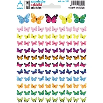 samolepka Arch Školní minisamolepky motýlci 115 ks