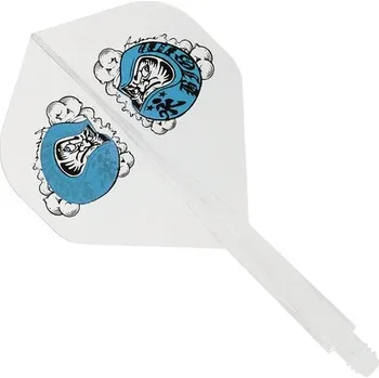 Příslušenství pro šipky Letky CONDOR AXE Standard Daruma Baby Clear Blue Short