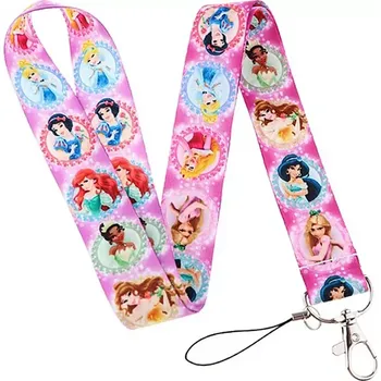 Unique Šňůrka na klíče s karabinkou Princezny