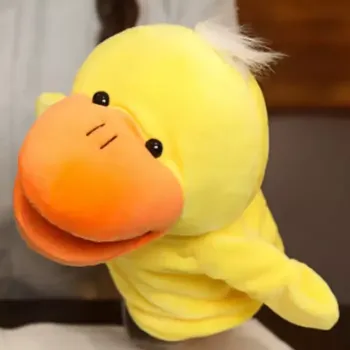 maňásek DreamKids Plyšový maňásek na ruku Káčátko 25 cm OP1256-92