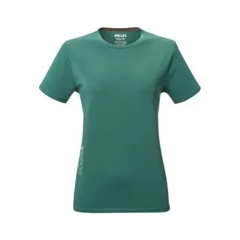 Dámské tričko Millet CHAMONIX FLOWER T-SHIRT SS WOMEN BOTTLE zelená S