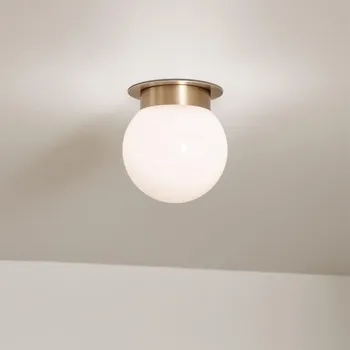 Kichler KL-ALBERS-F-G-CPZ-Stropní svítidlo ALBERS 1xE27/40W/230V pr.20,3cm zlatá