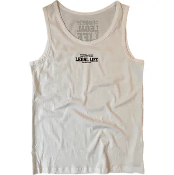 Pánské tílko Pánské tílko Legal Life Broken Bastard White velikost: 3XL