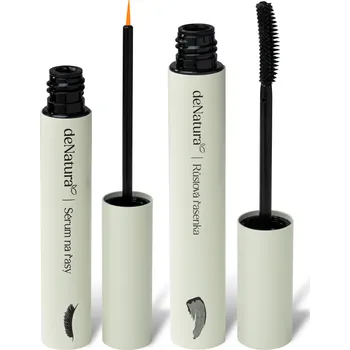 deNatura Sérum na řasy 3 ml + Objemová řasenka černá 6 ml