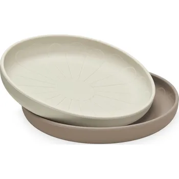 Talíř Cam Cam ApS Silikonový talíř Earth Mix – set 2 ks