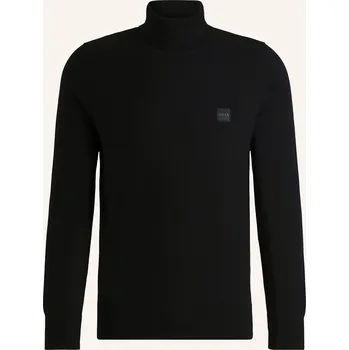 Pánské oblečení Boss Pánský Svetr S Rolákem Akiro, černá, S