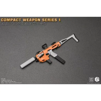 Doplněk k figurce Zbraň pro 1/6 figurky Compact Weapon Series 1 - Micro Conversion Kit G-17 (Orange)