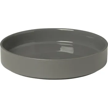 Sada nádobí Blomus PILAR hluboký talíř tmavě šedá