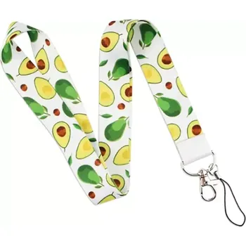 Attos Textilní šňůrka na klíče/mobil Avokádo OJ1324