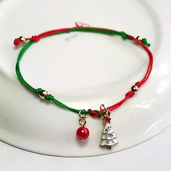 Náramek Fashion Jewelry Vánoční náramek stromeček bílý