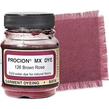 Speciální výtvarná barva Barva Jacquard Procion MX na bavlnu odstín 126 Hnědorůžová