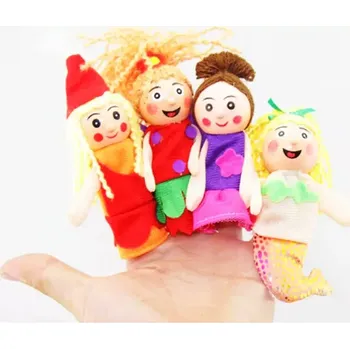 Puppetie Maňásci na prst Malá mořská víla 4 postavičky OP711